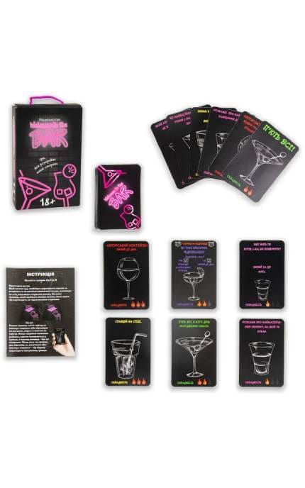 STRATEG-Настільна гра Strateg Welcome to the Bar Розважальна українською мовою-4823113837402