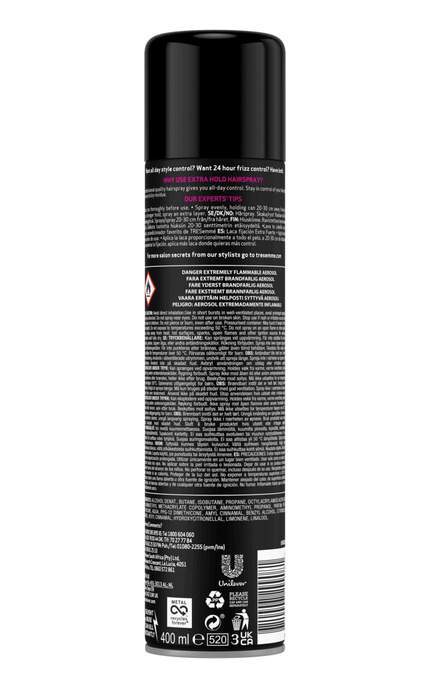 TRESEMME-Лак для волосся Tresemme Extra Hold Екстрасильної фіксації 4 400 мл-8710447299081
