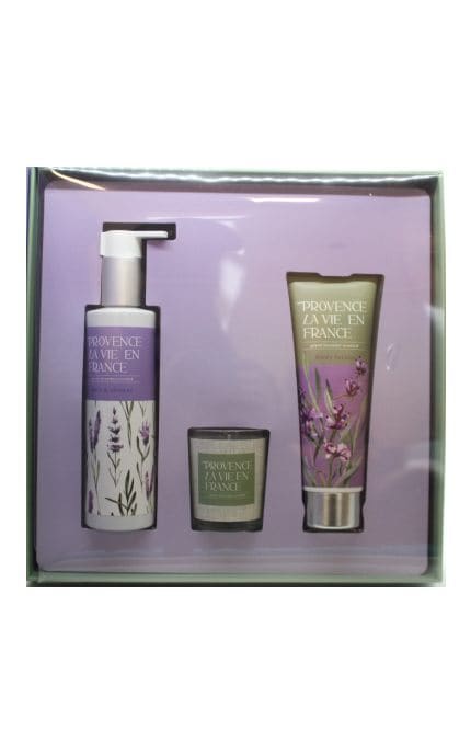 WATSONS-Набор подарочный Provence Luxe Гель для душа 180 мл+Лосьон для тела 120 мл + Свеча 1 шт-4894819705517