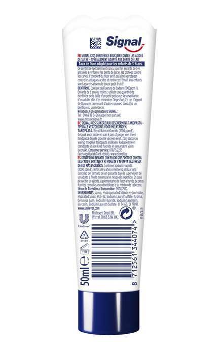 SIGNAL-Зубная паста Signal Детская фруктовая 50 мл-8712561344074