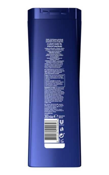 CLEAR-Шампунь Clear против перхоти для мужчин Глубокое очищение 360 мл-8720181455896