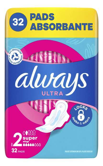 ALWAYS-Прокладки гігієнічні Always Ultra Super Розмір 2 32 шт-8700216861199