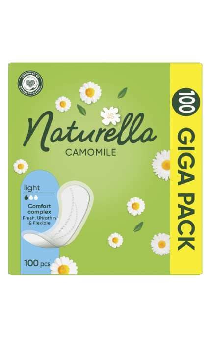 NATURELLA-Прокладки ежедневные Naturella Camomile Light 100 шт -8001090603807