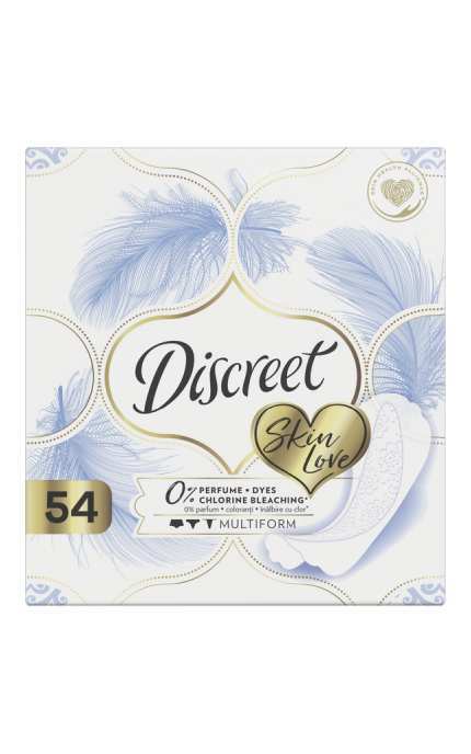 DISCREET-Прокладки щоденні Discreet Skin Love 54 шт-8700216153089