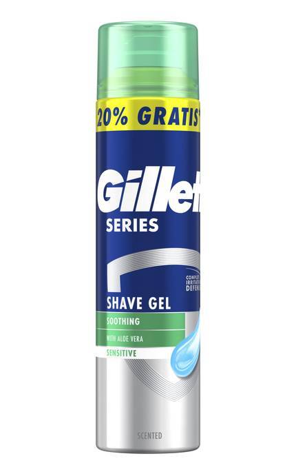 GILLETTE SERIES-Гель для гоління Gillette Fusion Для чутливої шкіри 200 мл-7702018982011
