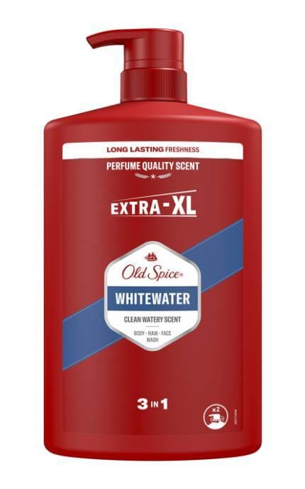 OLD SPICE-Гель для душу + шампунь Old Spice 3-в-1 Whitewater 1000 мл-8006540818862