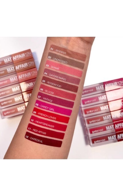 BELLAOGGI-Помада рідка Bellaoggi Mat Affair 12H 01 4,4 мл-8028997106941