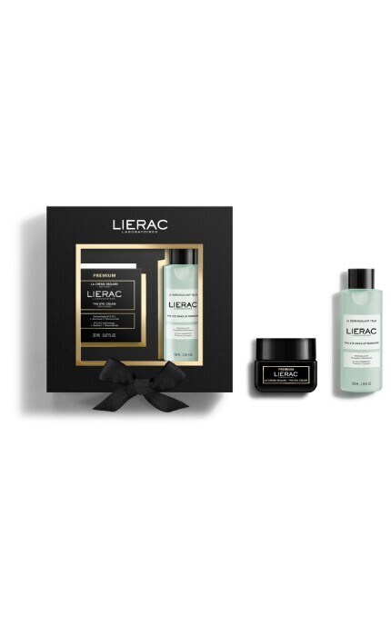 LIERAC-Набор Lierac Premium Крем вокруг глаз 30 мл + Средство для демакияжа 100 мл-3701436927530