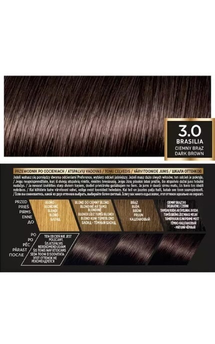 PREFERENCE-Фарба для волосся L’Oreal Paris Preference 3.0 Бразилія темно-каштановий 1 шт-3600010012863