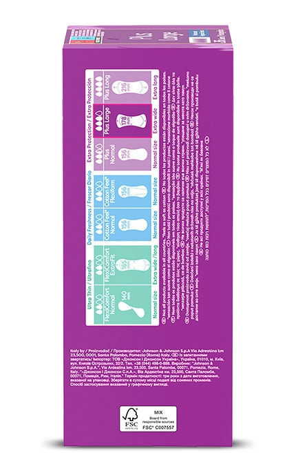 CAREFREE-Прокладки женские ежедневные Carefree Large Fresh Plus 36 шт-3574661487656