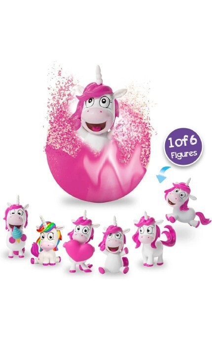 INKEE-Ароматная бомбочка для ванны с игрушкой Inkee Милые единорожки в ассортименте 1 шт-4059779018378