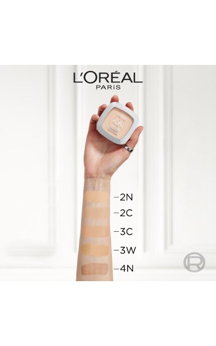 L'OREAL PARIS-Компактная пудра для лица L'Oreal Paris True Match R3 Бежево-розовый 1 шт-3600520772028