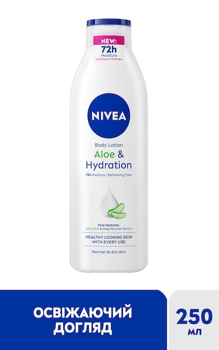 NIVEA-Лосьон для тела Nivea Алоэ и Увлажнение 250 мл-9005800286747