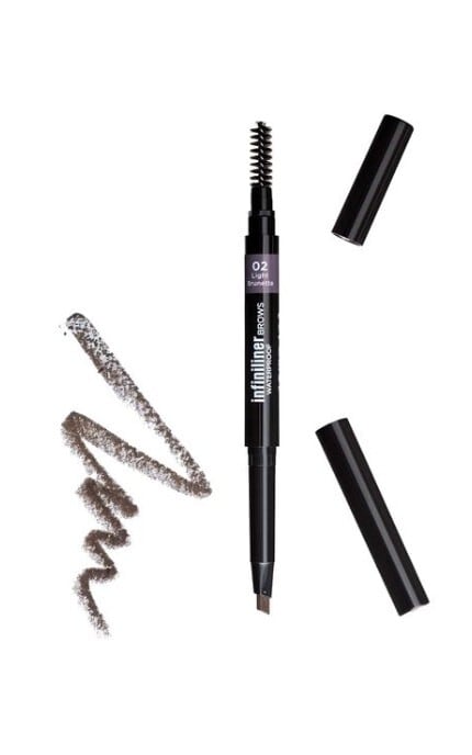 MON REVE-Карандаш для бровей водостойкий Mon Reve Infiniliner 02 Light Brunette 1 шт-5201641747360