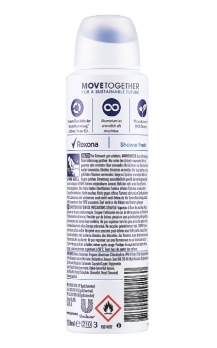 REXONA-Антиперспирант аэрозоль Rexona Shower Fresh 150 мл-8720181564109