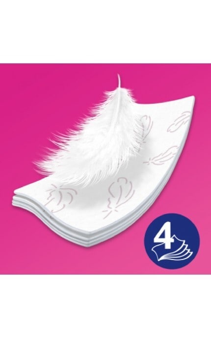 ZEWA-Туалетная бумага Zewa Exclusive Ultra Soft 4 слоя 4 рулона-7322541188546