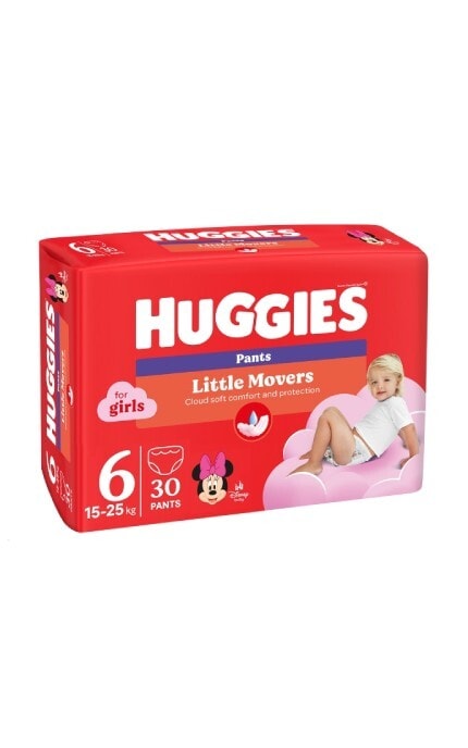 HUGGIES-Підгузки-трусики гігієнічні Huggies Pants розмір 6 для дівчаток 15-25 кг 30 шт-5029053564296