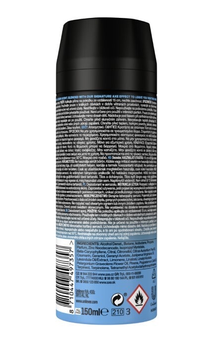 AXE-Дезодорант-аерозоль Axe Ice Chill чоловічий 150 мл-8710447497357