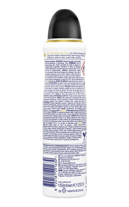 DOVE-Антиперспирант аэрозоль Dove Invisible Dry 48h 150 мл-8720181291630