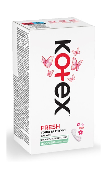 KOTEX-Прокладки щоденні Kotex Super Slim Deo, 60 шт-5029053548111