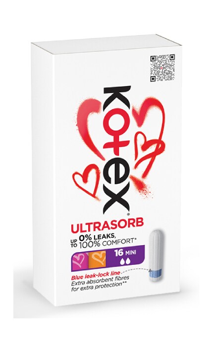 KOTEX-Тампони жіночі Kotex Міні гігієнічні 16 шт-5029053534558