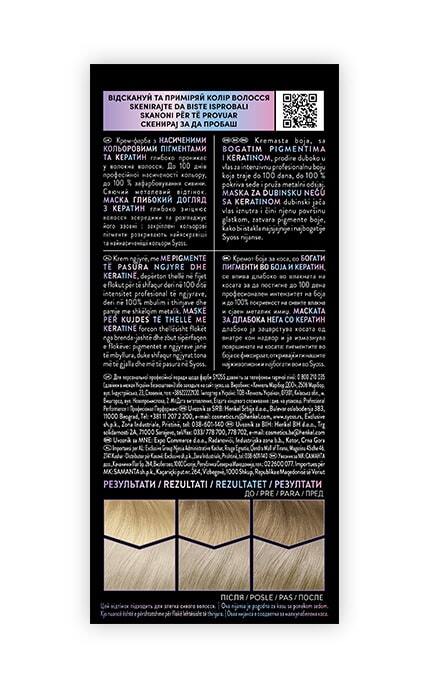 SYOSS SALONPLEX-Крем-краска для волос Syoss Стойкая 9-53 Сияющее серебро-9000101731767