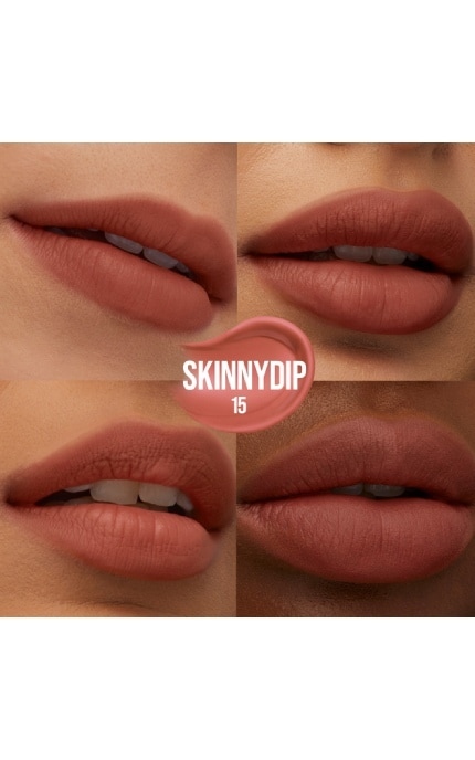 MAYBELLINE NY-Стійка матова помада-тінт для губ Maybelline New York Super Stay Teddy Tint 15 Skinnydip 5 мл-30146730