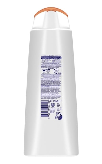 DOVE-Шампунь для волос Dove Ultra Care Длина и сияние 400 мл-8720181402326