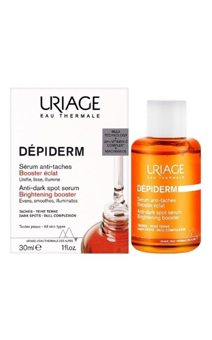URIAGE-Сыворотка для лица Uriage Depiderm Brightening Booster Anti-Dark Spot Serum осветляющая 30 мл-3661434009754