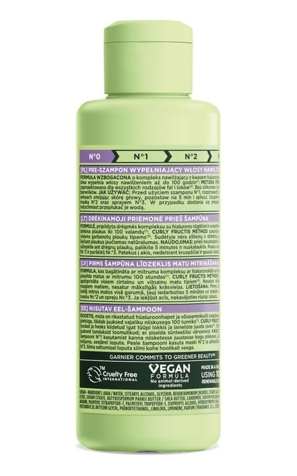 FRUCTIS-Пре-шампунь Garnier Fructis Curls Method для увлажнения волнистых и вьющихся волос 200 мл-3600542571357