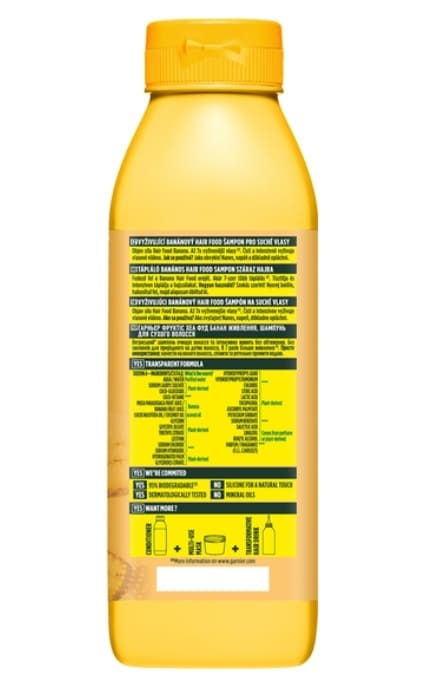 FRUCTIS-Шампунь Garnier Fructis HairFood Банан Живлення для дуже сухого волосся 350 мл-3600542290111