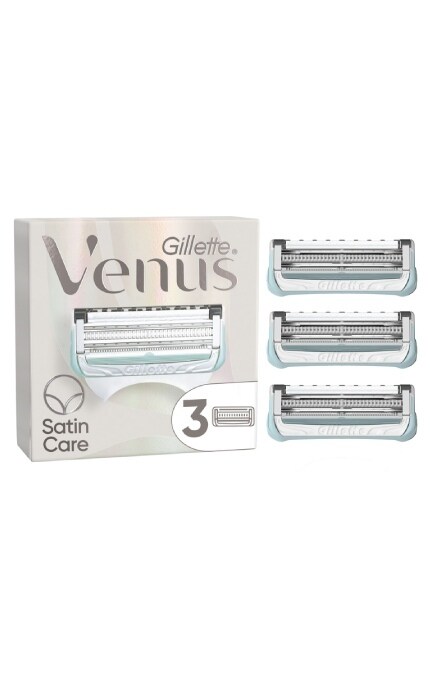 GILLETTE VENUS-Сменные картриджи для бритья (лезвия) женские Venus Satin Care 3 шт-8006540816837