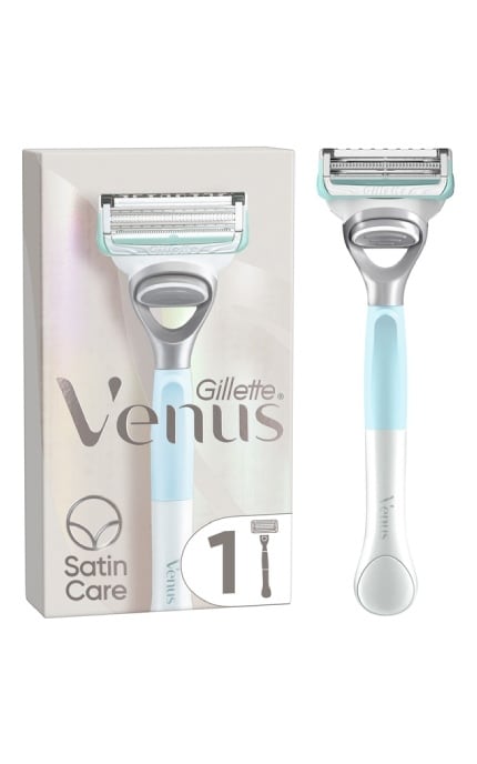 GILLETTE VENUS-Станок для гоління жіночий (бритва) Venus Satin Care з 1 змінним картриджем-8006540816769