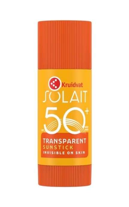 SOLAIT-Стик солнцезащитный Kruidvat Solait SPF50+ для чувствительных участков кожи 20 г-8720674238661