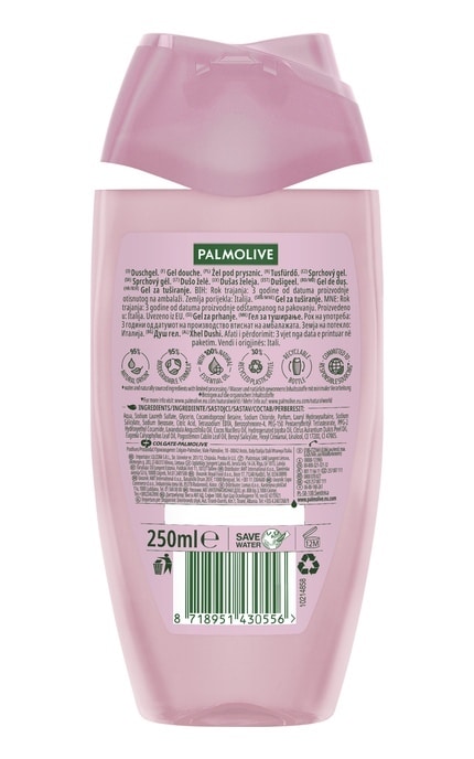PALMOLIVE-Гель для душу Palmolive Thermal Spa Шовкова олія з кокосовою олією та лавандою 250 мл-8718951430556