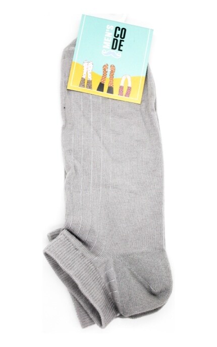 MEN'S CODE-Носки мужские заниженные Men`s Code размер 29 рубчик в ассортименте 1 шт-4820163326009