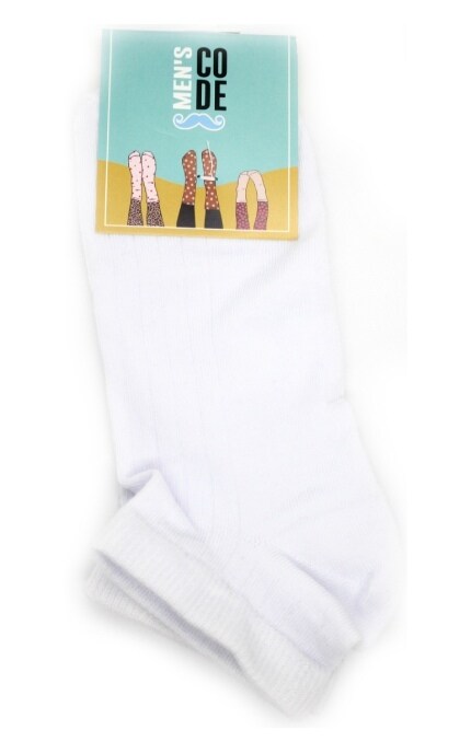MEN'S CODE-Носки мужские заниженные Men`s Code размер 27 рубчик в ассортименте 1 шт-4820163325996