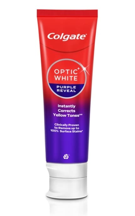 COLGATE-Зубна паста Colgate Optic White Purple Reveal 125 мл-8718951699700