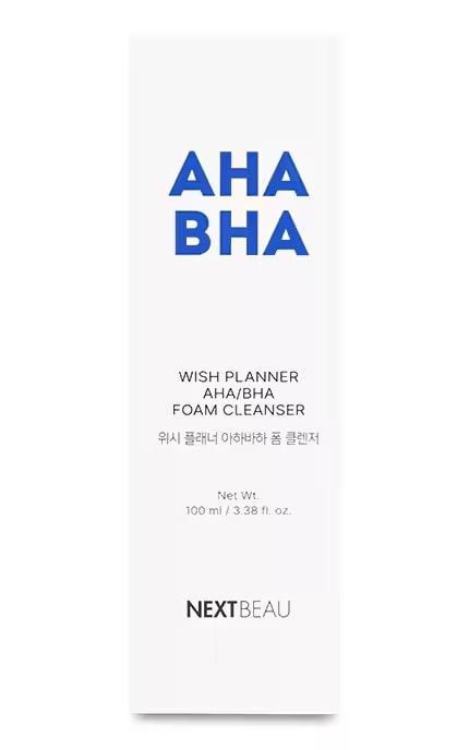NEXTBEAU-Пенка для умывания Nextbeau Aha Bha 100 мл-8809696981622
