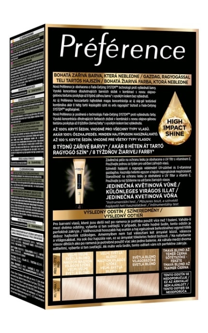 PREFERENCE-Стійка фарба для волосся L'Oreal Paris Preference 102 Iridescent Pearl Blonde-3600521434772