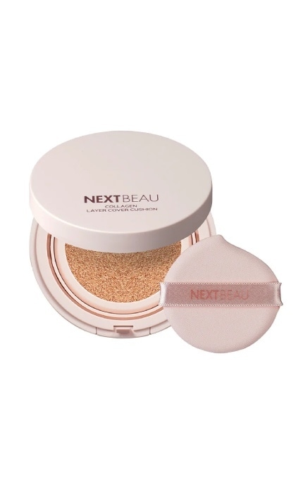 NEXTBEAU-Тональний крем-кушон для обличчя Nextbeau Collagen SPF 50+ beige тон 21 90 г-8809696984548