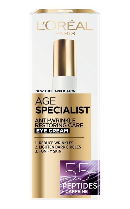 SKIN EXPERT-Крем для кожи вокруг глаз L'Оreal Paris Возраст Эксперт 55+ восстанавливающий 15 мл-3600524034368