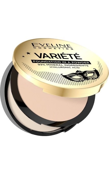 EVELINE-Минеральная компактная пудра Eveline Variete Foundation in a Powder № 02 Natural 8 г-5901761940688