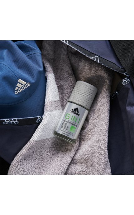 ADIDAS-Дезодорант антиперспирант мужской Adidas Cool & Dry 6 в 1 Прохлада и сухость 50 мл-3616303439958