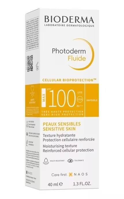 BIODERMA-Флюїд для обличчя Bioderma Photoderm Fluide МАХ SPF 100 40 мл-3701129803561