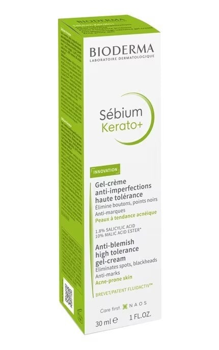 BIODERMA-Крем-гель для лица Bioderma Sebium Kerato+ Gel-Cream 30 мл-3701129805367