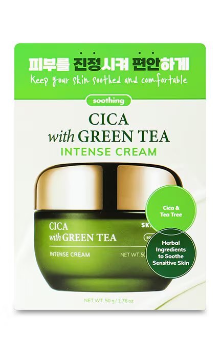 SKIN627-Крем для обличчя Skin627 Cica with Green tea 50 г-8809696983824