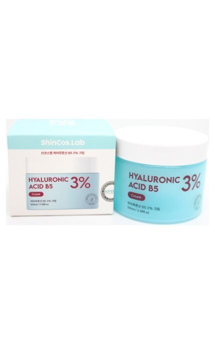 SHINCOS.LAB-Крем для обличчя Shincos Lab Hyaluronic Acid B5 3% Cream Гіалурон і вітамін Б5 100 мл -8809925103009