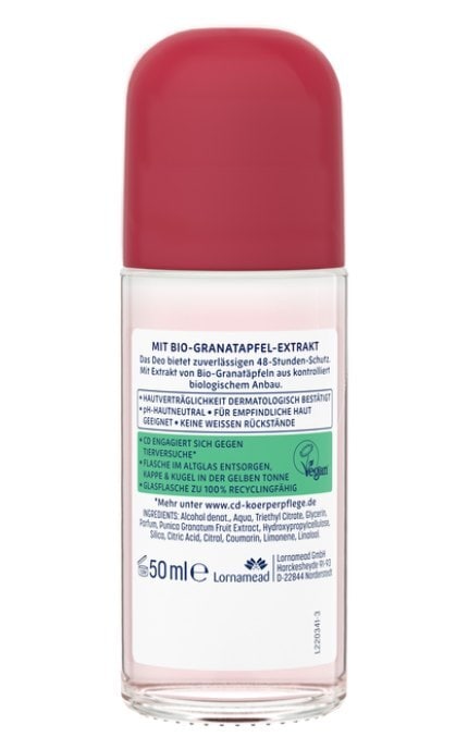 CD-Дезодорант CD Гранат Кульковий 50 мл-4045612007906