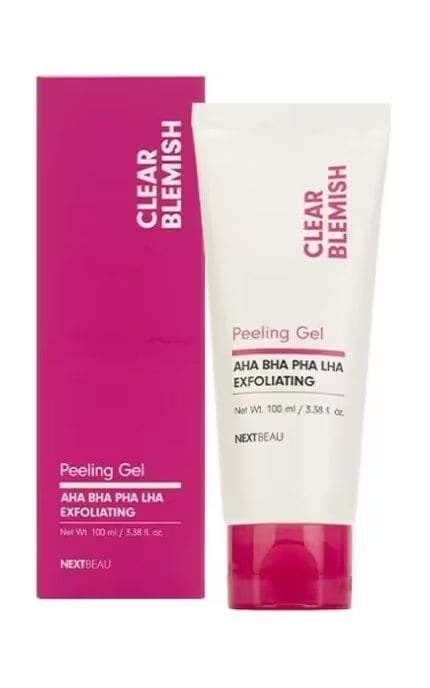 NEXTBEAU-Гель-пілінг для обличчя Nextbeau Clear Blemish 100 мл-8809696983718